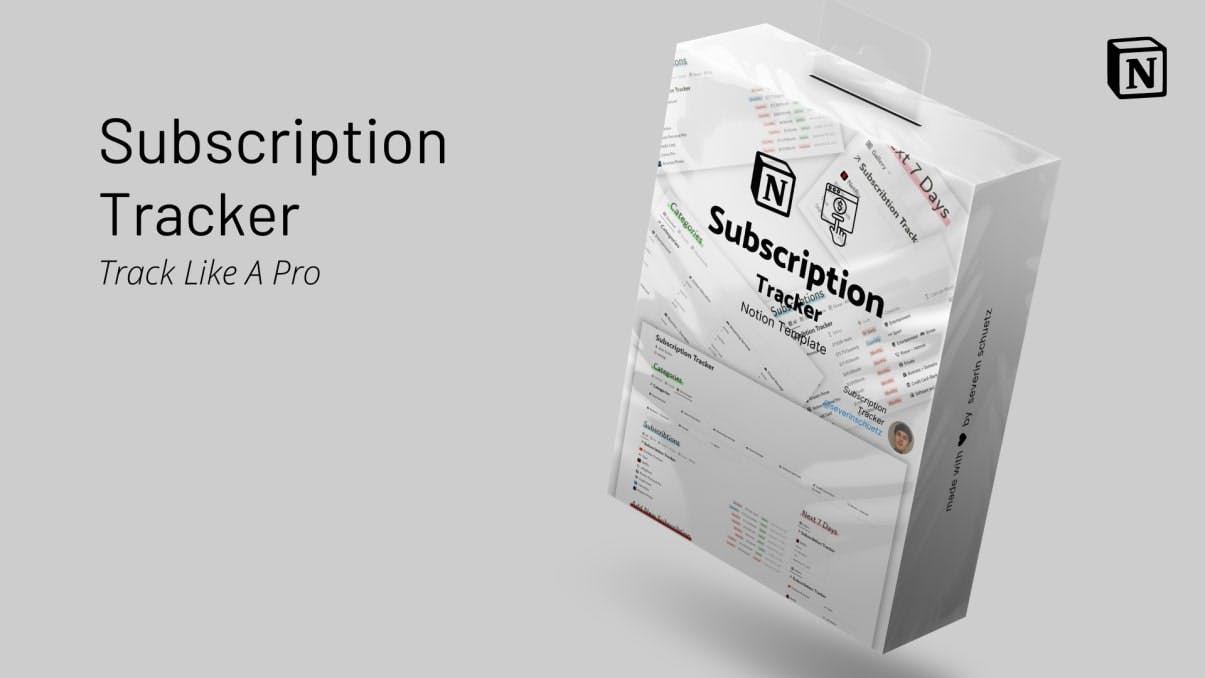 Subscription Tracker | Prototion | Buy Notion Template