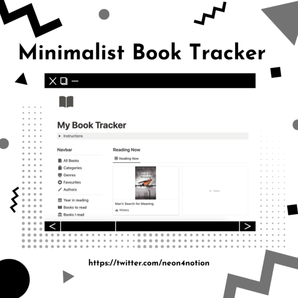 Minimalist Book Tracker
