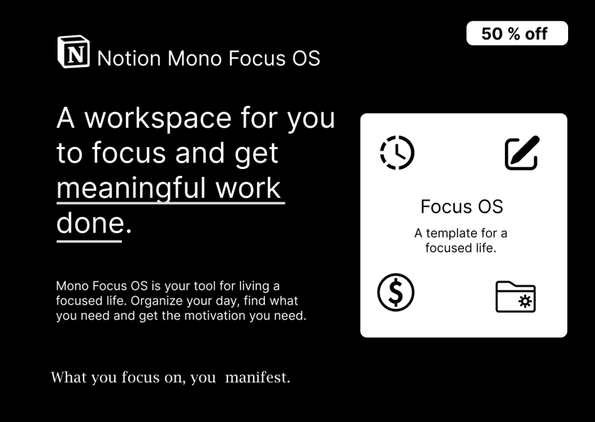 Mono Focus OS ( Small version )
