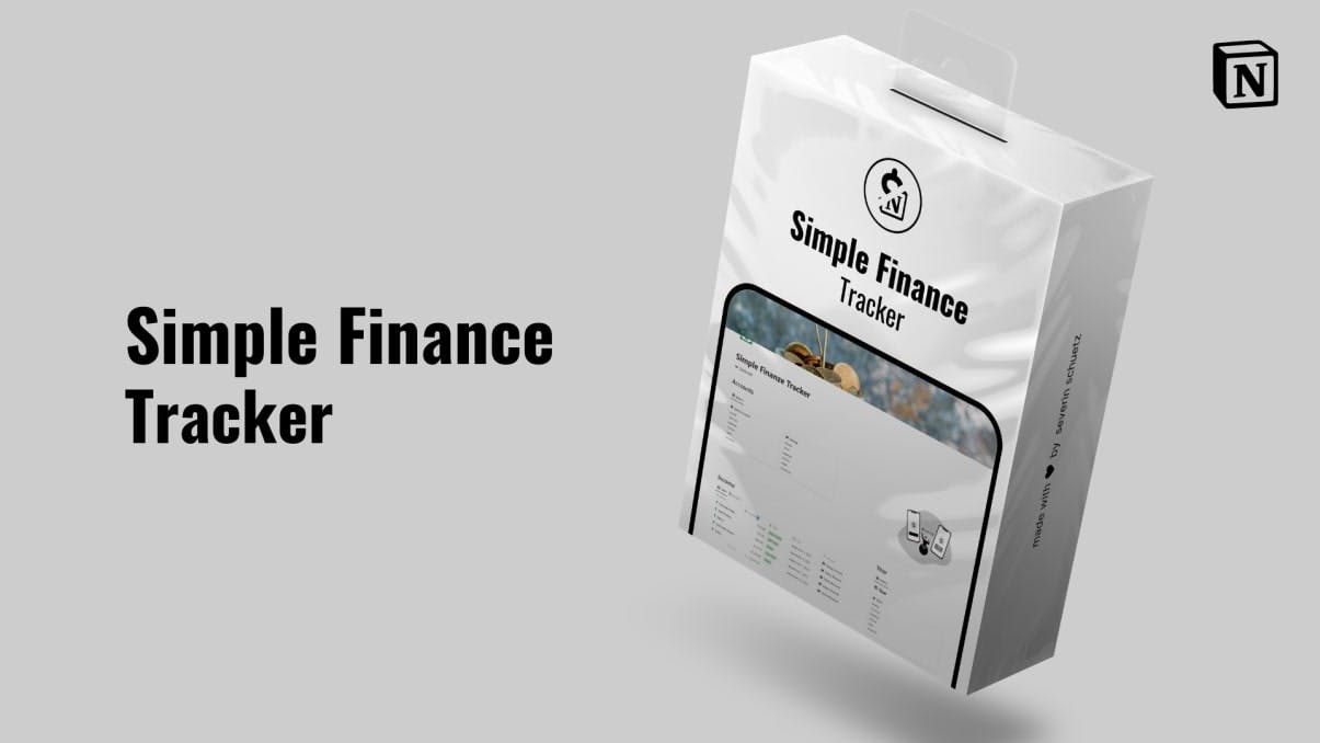 Simple Finance Tracker | Prototion | Get Notion Template