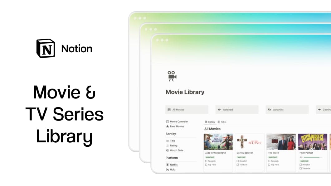 Movie & TV Series Library
