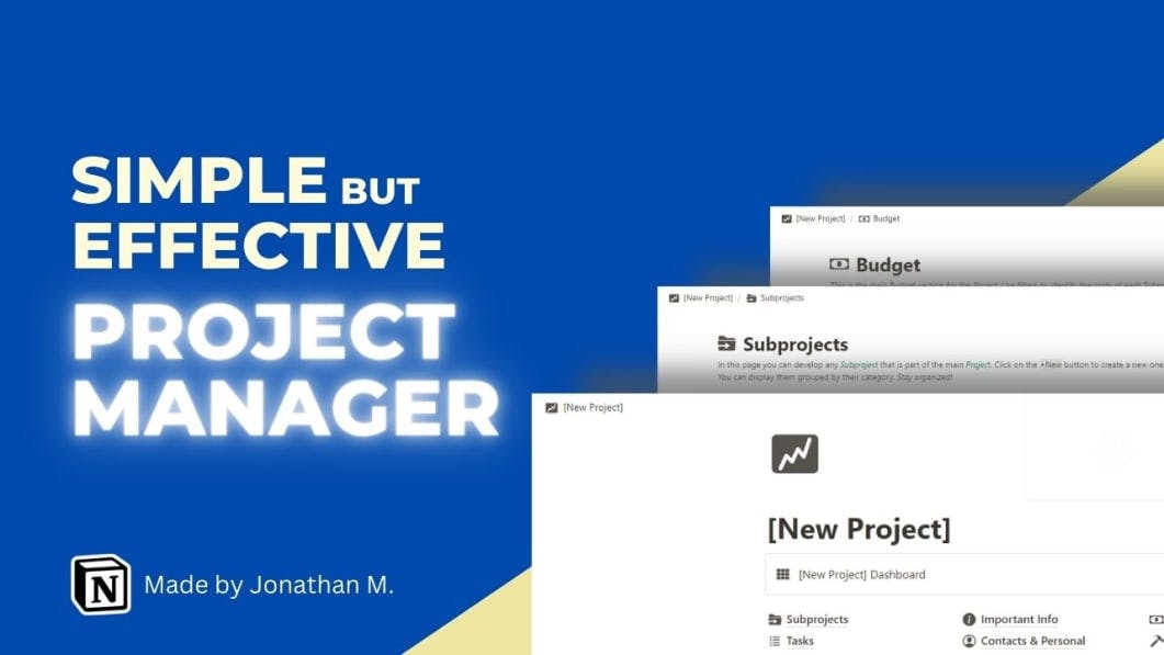 Simple but Effective Project Manager
