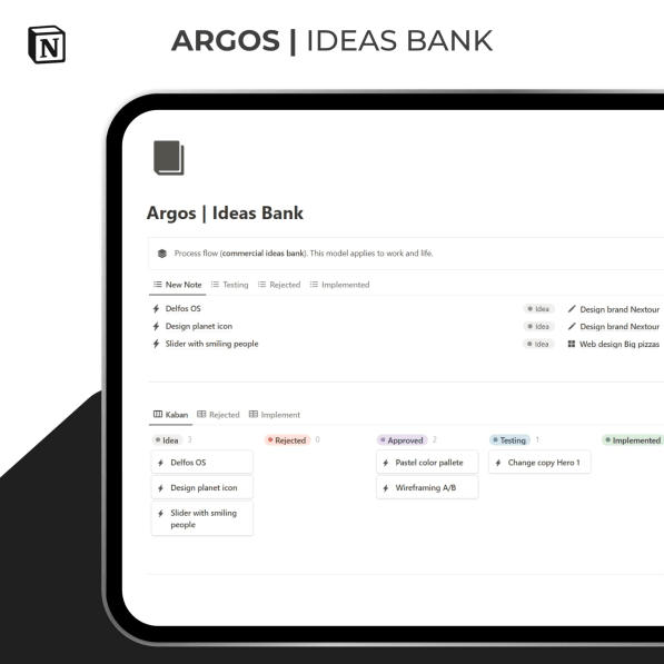 Argos - Ideas Bank