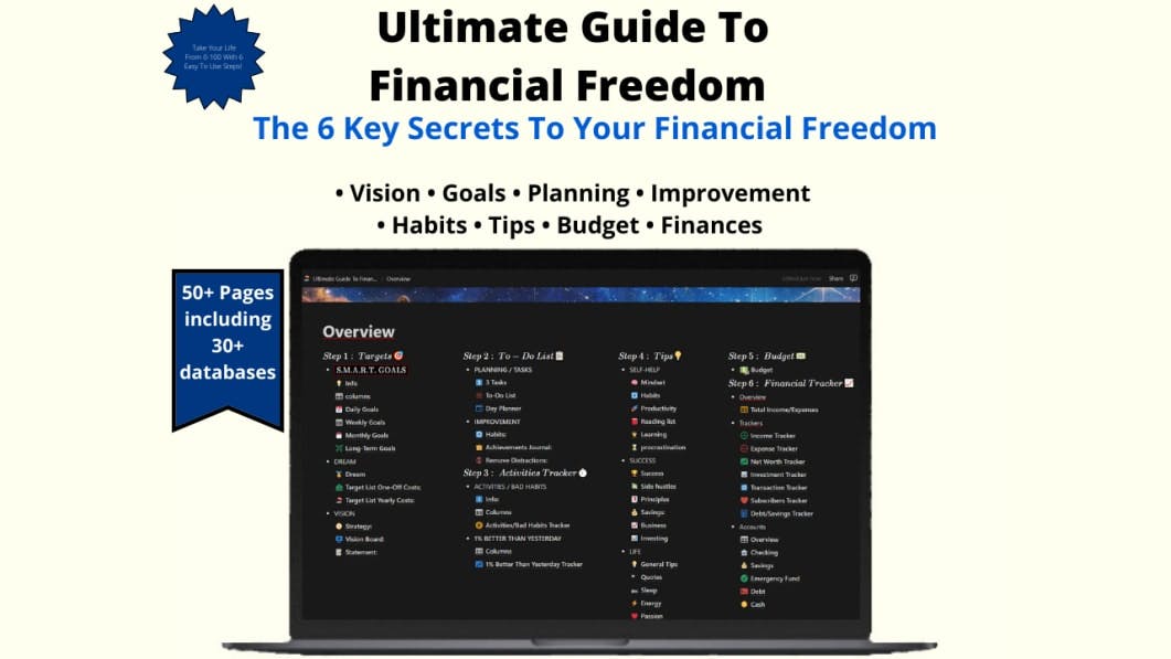 The 6 Key Secrets To Your Financial Freedom