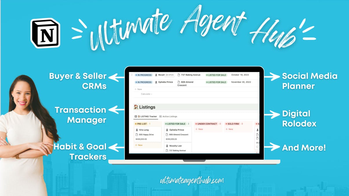 Ultimate Agent Hub | Prototion | Buy Notion Template