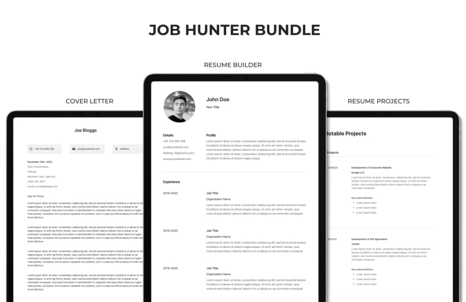 Job Hunter Bundle