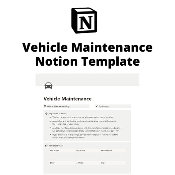 Vehicle Maintenance