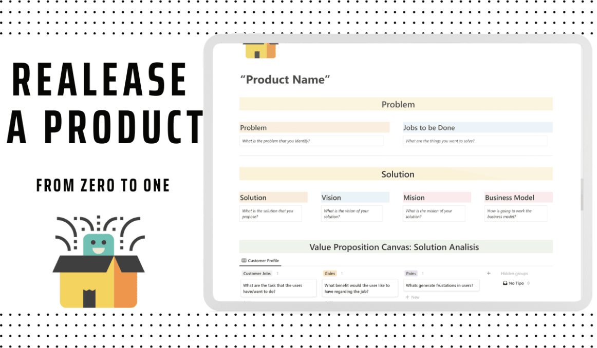 Release a Product | Prototion | Buy Notion Template