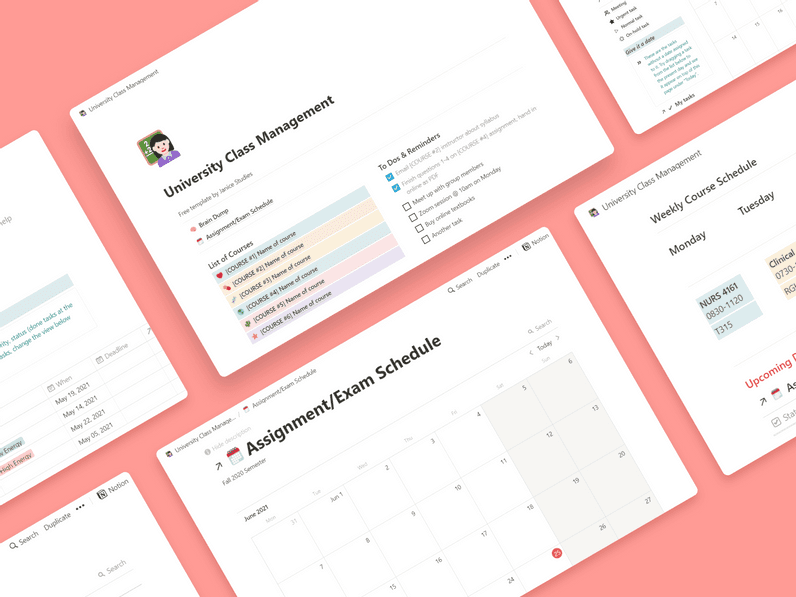 Janice Studies Notion Template Portal Tutorials