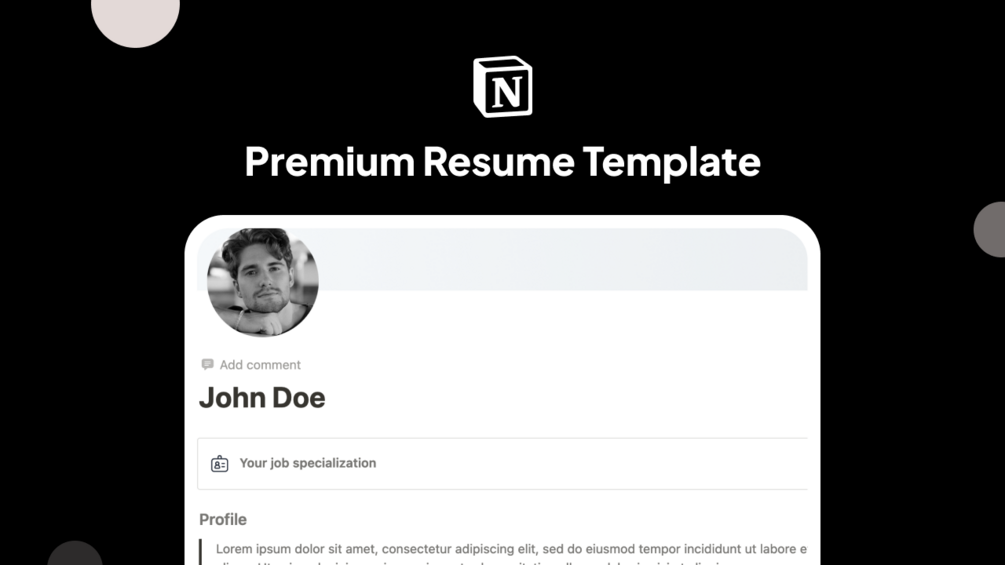 Premium Minimal Resume Template