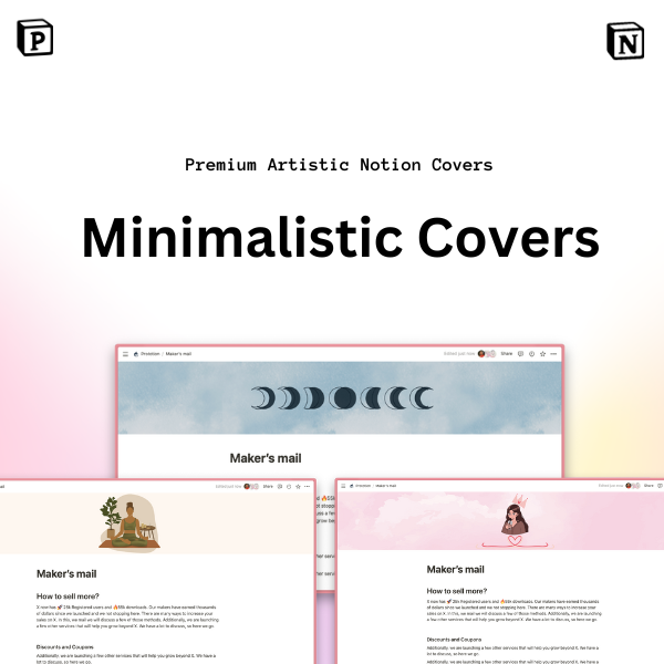 Minimalistic Notion Covers Pack