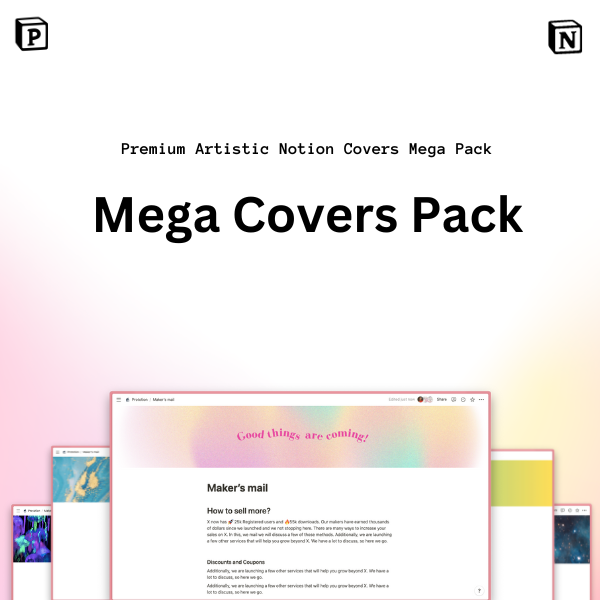 Notion Covers Mega Pack [350+ Covers]